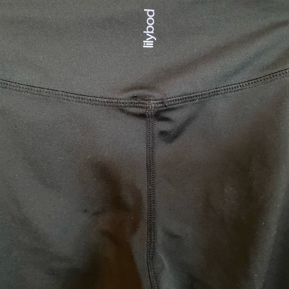 Lilybod Leggings S Black Pants Workout Running - Picture 4 of 5